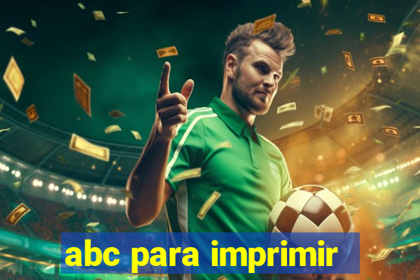 abc para imprimir